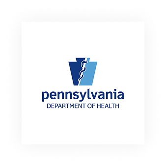 Pennsylvania Department of Health logo.