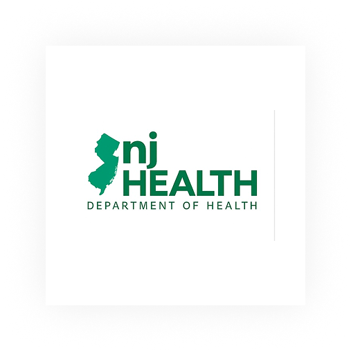 New Jersey Department of Health logo.